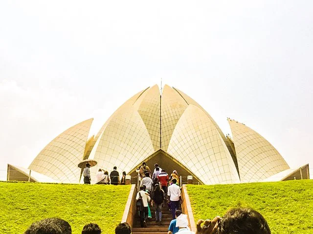 Lotus Temple Close view