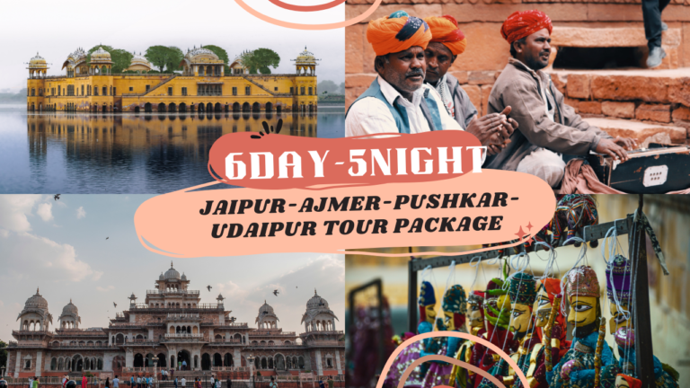 6D-5N Jaipur-Ajmer-Pushkar-Udaipur Tour Package | Best Rajasthan Tour 7 6D-5N-Jaipur-Ajmer-Pushkar-Udaipur-Tour-Package